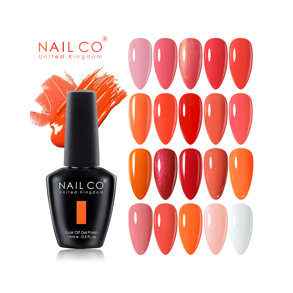 Nail Art Orange - Nailco 15Ml Oranje Rood Roze Kleuren