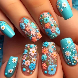 24 stks/set Middellange nepnag - Nail Art Press On recensie en prijs