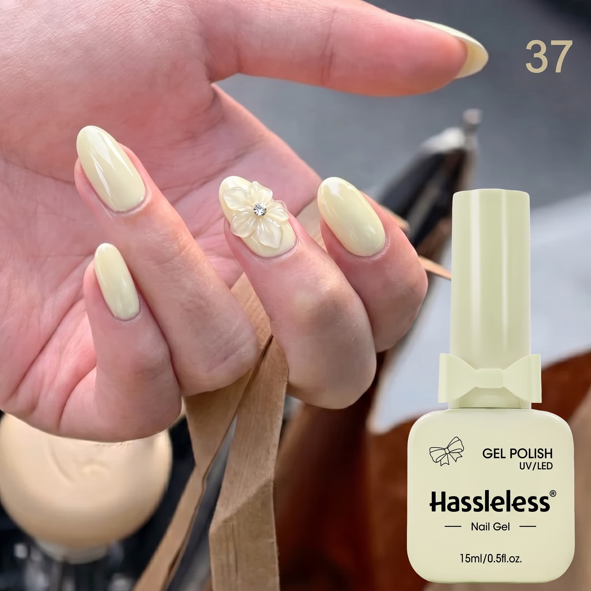 Gemakkelijke nagellakgelset, 3 - Nail Art Orange recensie en prijs