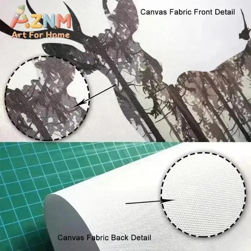 AZNM Frameloze canvas wanddeco - Nail Art Pink recensie en prijs