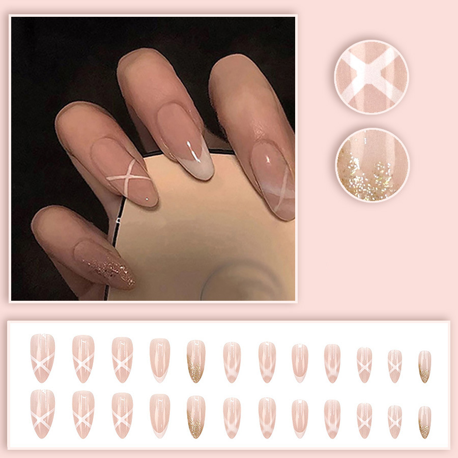 Medium nepnagels voor vrouwen, - Nail Art Press On recensie en prijs