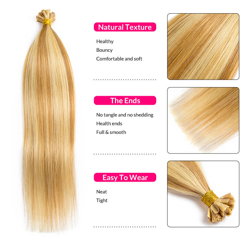 Haarextensions voor vrouwen, k - Nail Art Ombre recensie en prijs
