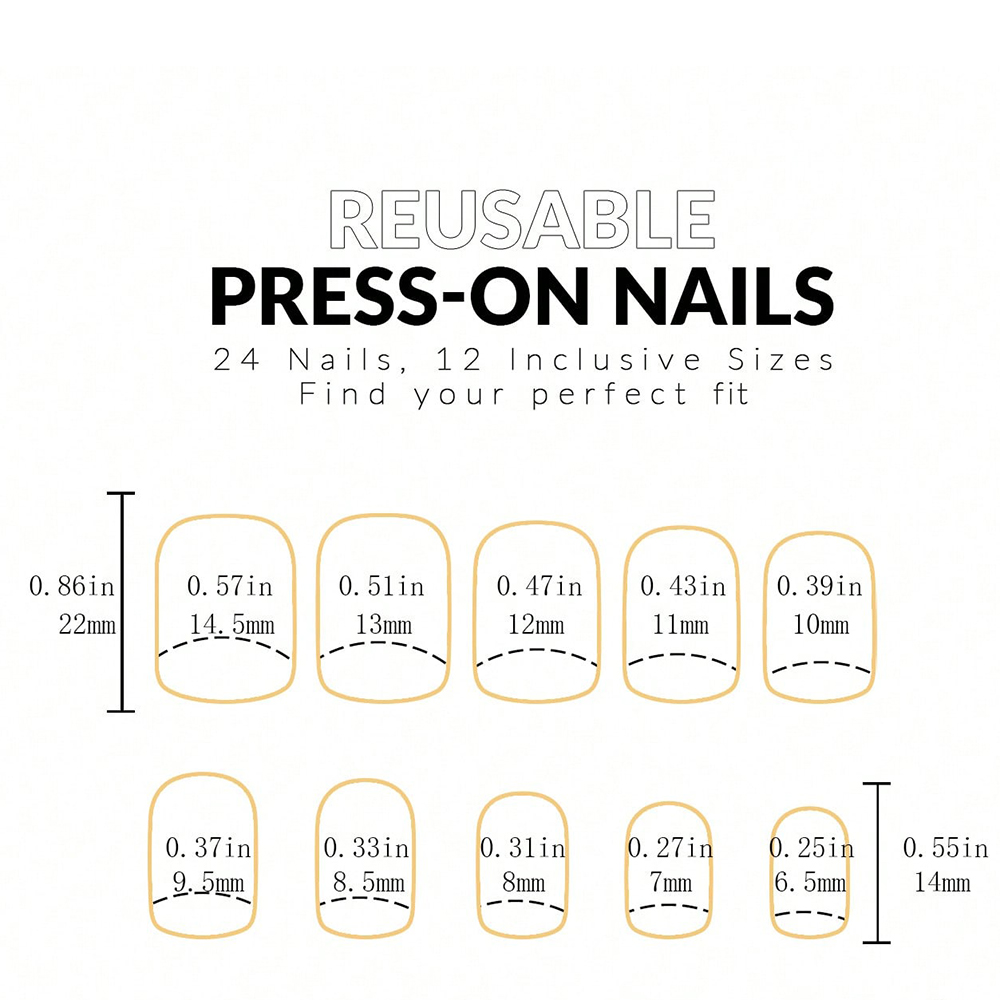 ARTAUG 24 stks Medium Druk Op  - Nail Art Pink recensie en prijs