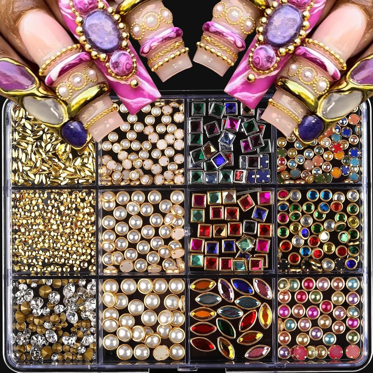 1 Box Licht Luxe Glanzende Nag - Nail Art Valentines Day recensie en prijs