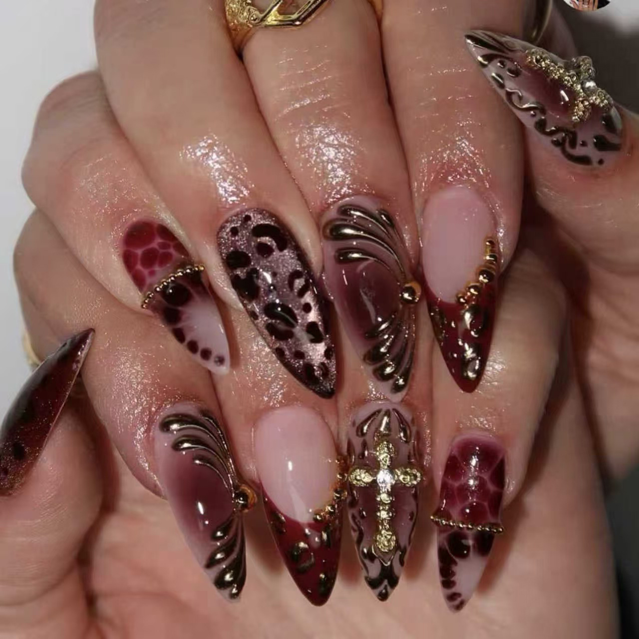Medium nepnagels voor vrouwen, - Nail Art Press On recensie en prijs