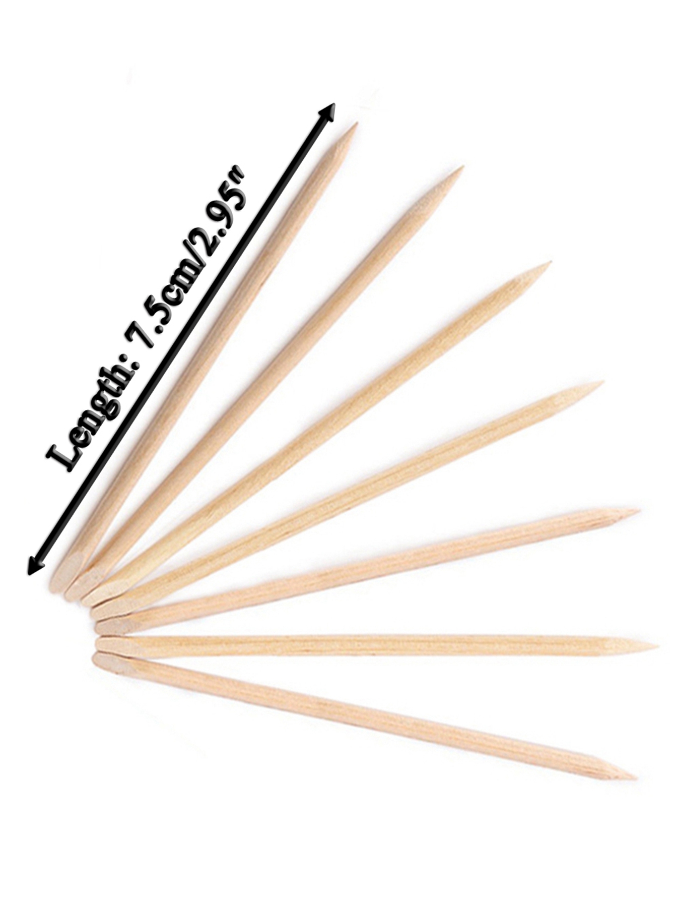 15 tot 500 stuks oranje houten - Nail Art Orange recensie en prijs