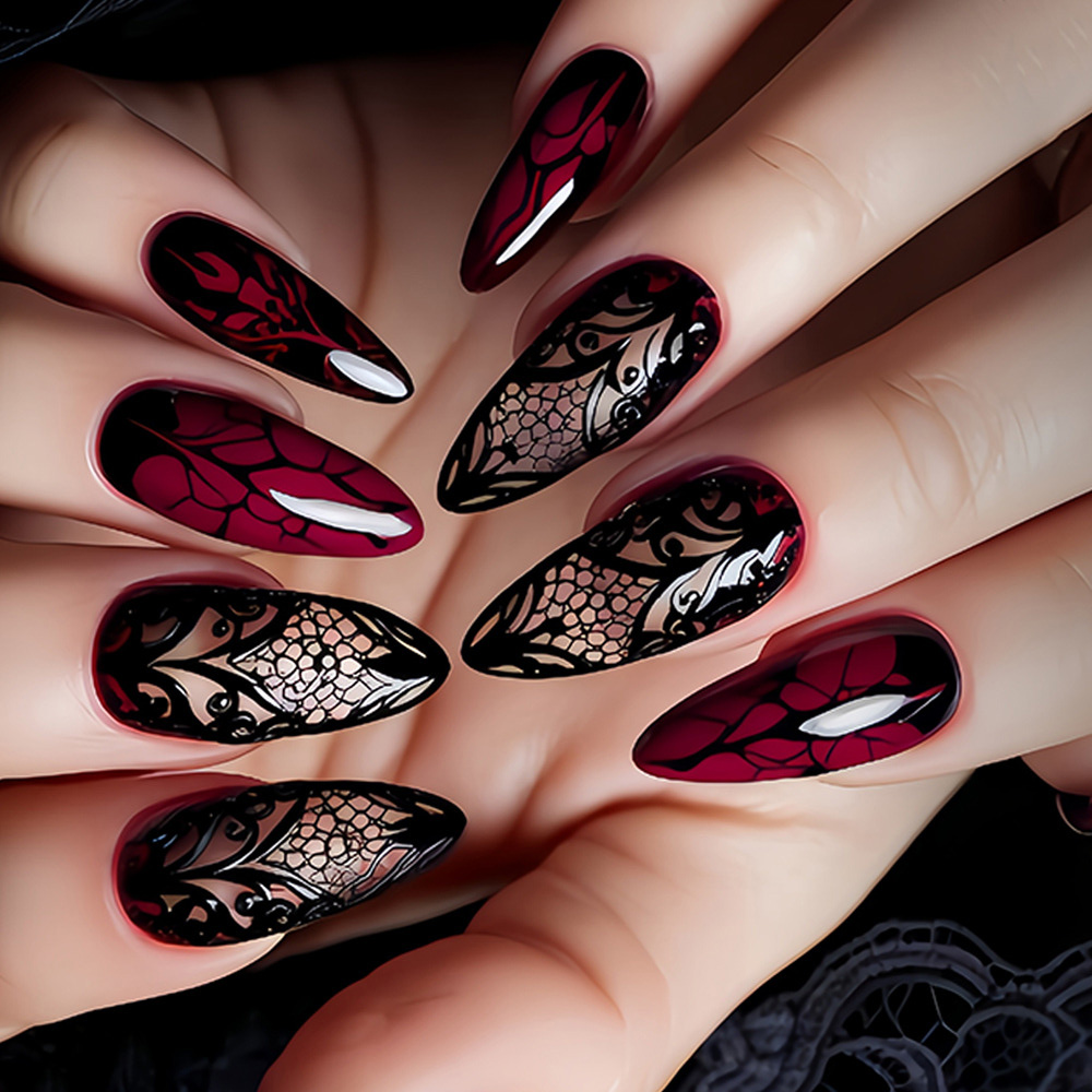 Medium nepnagels voor vrouwen, - Nail Art Press On recensie en prijs